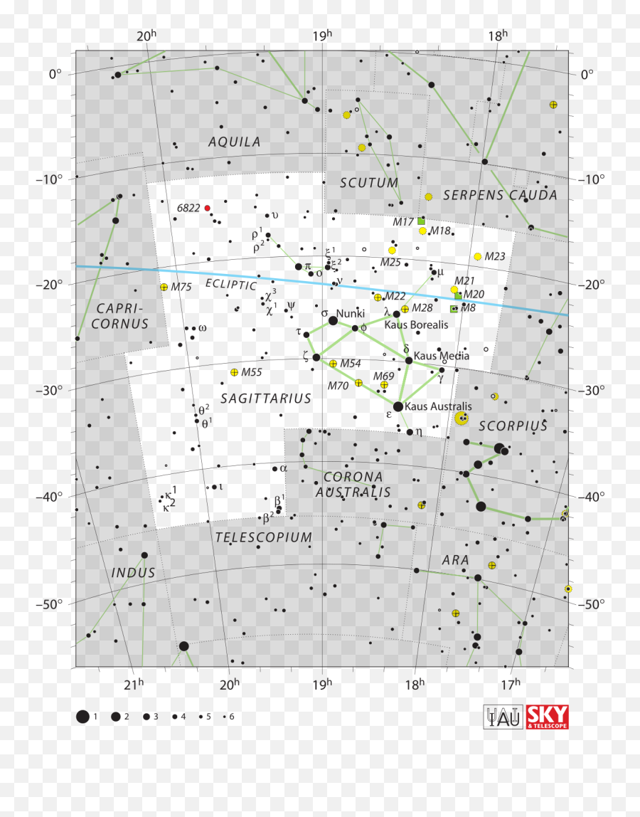Sagittarius Constellation - Wikipedia Sagittarius Constellation Star Chart Emoji,Emoji Zodiac Signs Meaning