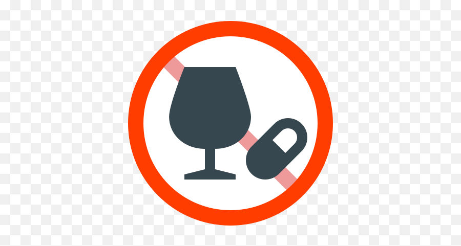 No Alcohol Or Drugs Icon - No Alcohol And Drugs Png Emoji,Alcohol Free Emoji