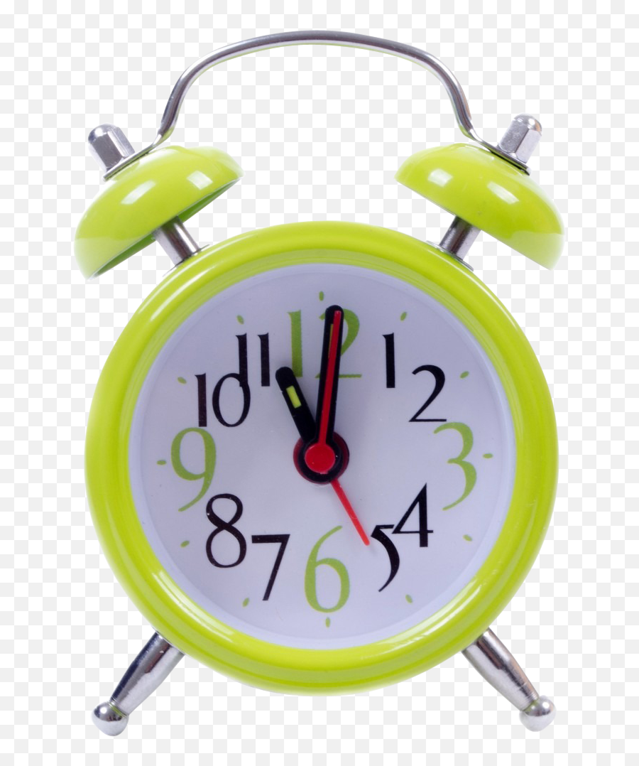 Download Green Cute Clock Png Image For Free - Green Alarm Clock Transparent Png Emoji,Alarm Clocks For Kids Emojis