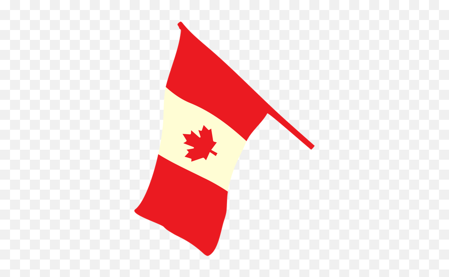 Waving Canada Flag Flat - Transparent Png U0026 Svg Vector File Flagpole Emoji,Emojis Saludando
