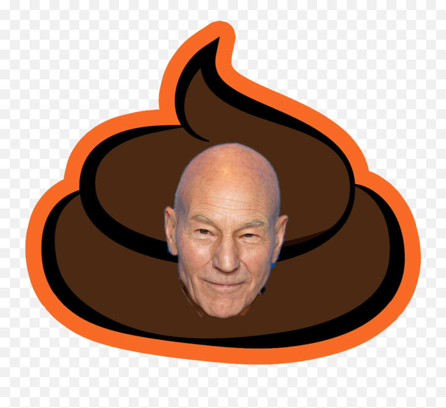 Patrickstewart Emojimovie Sticker - Undermount Sin Bathroom Oval,Patrick Steware Emoji Movie