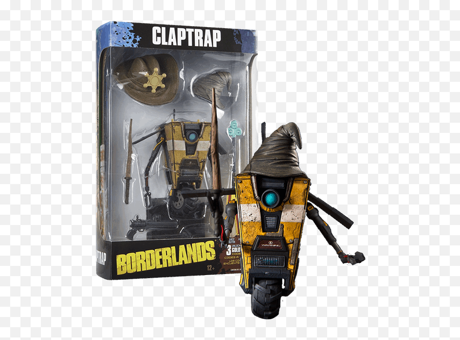 Borderlands Deluxe Box Claptrap - Mcfarlane Toys Borderlands Claptrap Emoji,Fuzzy Emoji Cushion Mini