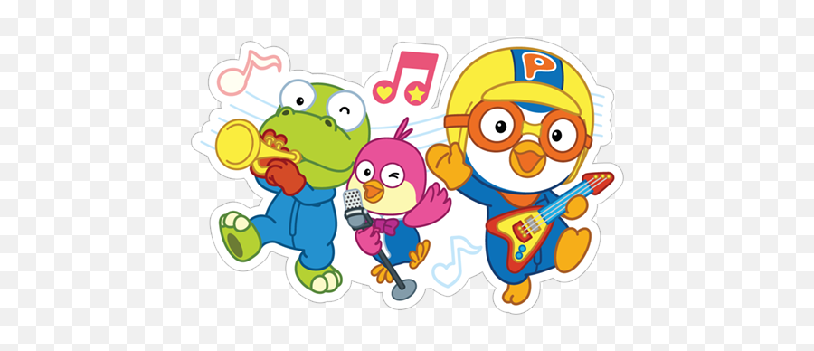 Pin - Pororo Stickers Emoji,Matt Jones Pixar Facebook Emoticons