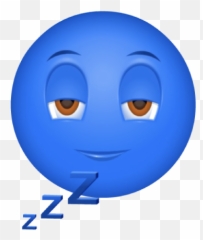 T Stay Awake - Blue Tired Face Emoji,Tired Emoji