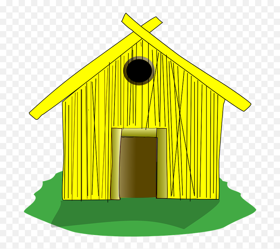 Three Little Pigs Baamboozle - Straw House Clipart Transparent Emoji,Houses Emojis