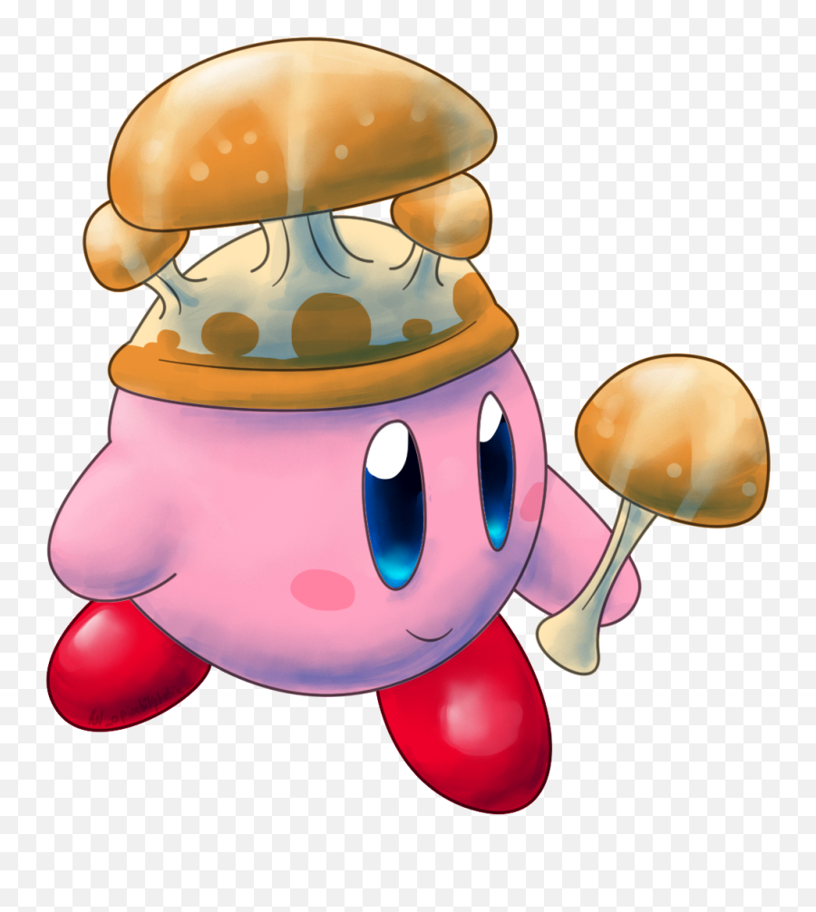 3 Mushrooms - Mushroom Kirby Emoji,Mushroom Chestnut Jack O'lantern Emoji