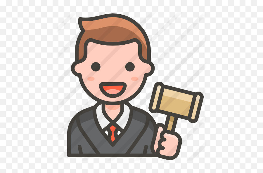 Judge - Free People Icons Male Singer Clip Art Emoji,Mallet Emoji