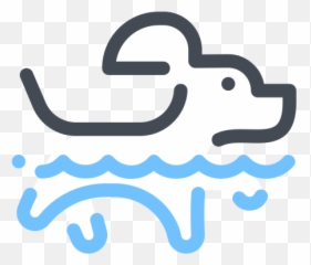 Icono De Perro Nadar Estilo Pastel - Dog Swim Icon Emoji,Nadar Emojis