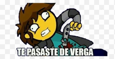 Vete A La Versh Whatsapp Stickers - Fictional Character Emoji,Cual Es El Emojis De Me Vale Verga