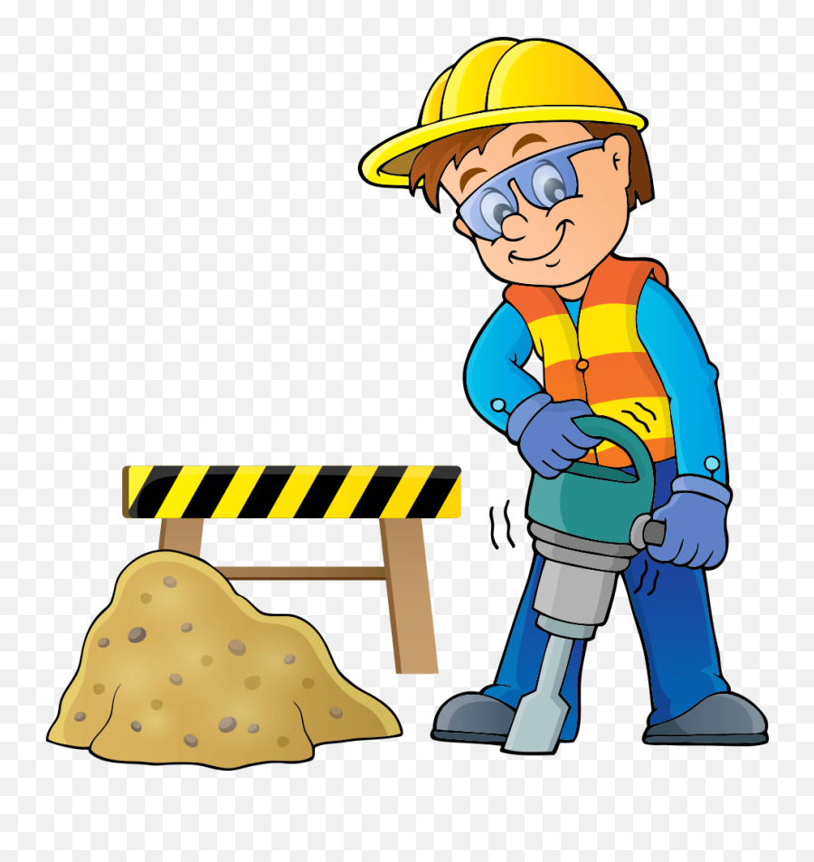 Construction Worker Clipart - Transparent Construction Worker Clipart Emoji,Construction Emoji