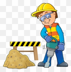 Construction Worker Clipart - Transparent Construction Worker Clipart Emoji,Construction Emoji