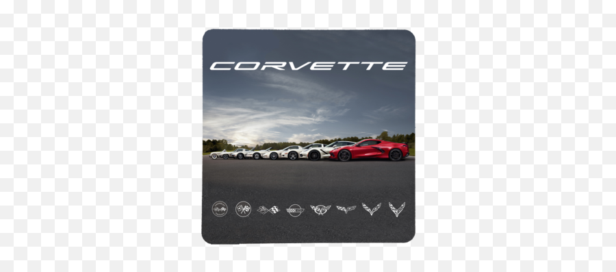 Drink Coasters - Corvette Generations Emoji,Corvet Emoji