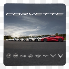 Drink Coasters - Corvette Generations Emoji,Corvet Emoji