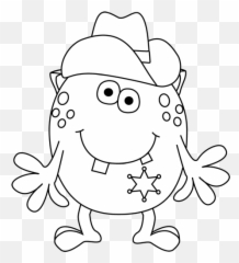 Monster Coloring Pages - Alien In Underpants Colouring Emoji,Mostr Face Emojis