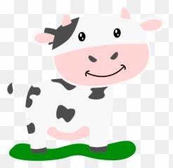Adorable Cow Clipart Free Svg File - Happy Emoji,Cow And Man Emoji