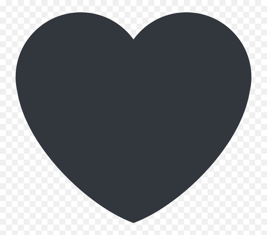 Black Emoji - Heart Love Png Black,Transparent Emojis Black Heart