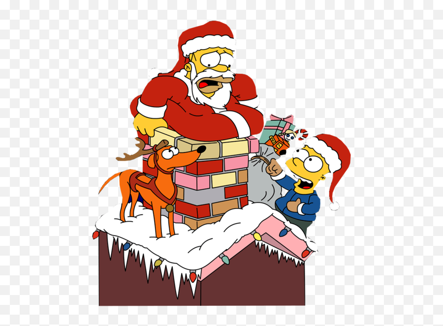 The Simpsons Christmas Psd Official Psds - Santas Little Helper Christmas Emoji,Simpsons Emoji