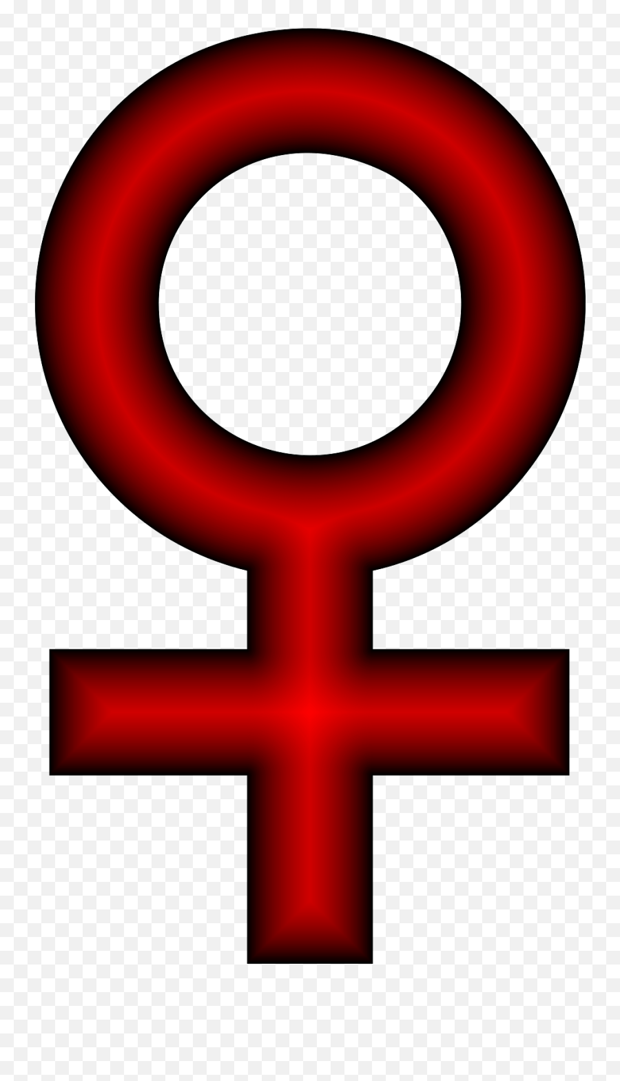 Red Female Symbol Transparent Png - Stickpng Red Female Symbol Png Emoji,Black Women Emojis For Facebook