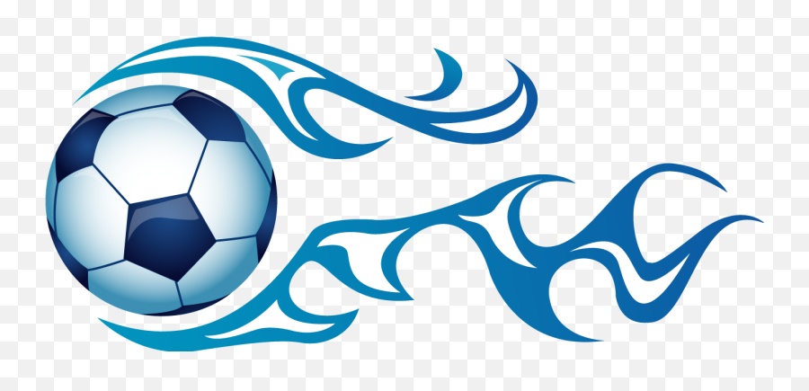 Download Vector Player Football Flame Free Transparent Image - Transparent Fire Football Png Emoji,Blue Flame Emoticon