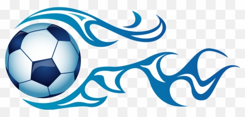 Download Vector Player Football Flame Free Transparent Image - Transparent Fire Football Png Emoji,Blue Flame Emoticon