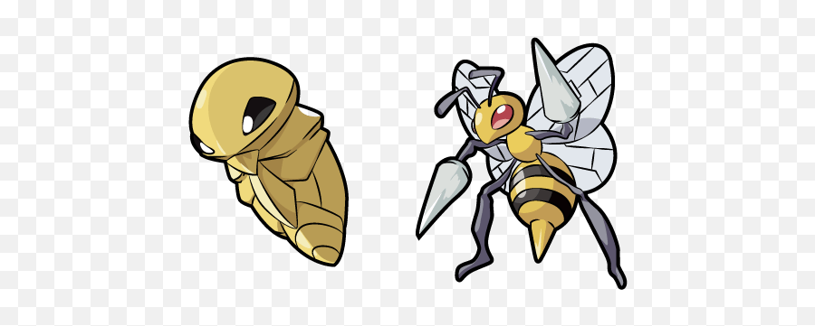 Pokemon Kakuna And Beedrill Pokemon Kawaii Drawings - Pokemon Kakuna Emoji,Blade And Soul Emoji