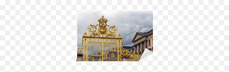 Golden Gates With The Crown Symbol Wall Mural U2022 Pixers - We Emoji,With A Crown Emotion