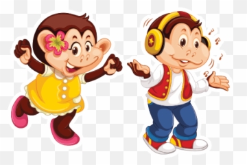Crazy Monkey By Marcossoft - Sticker Maker For Whatsapp Emoji,Monkey Headphones Emoji