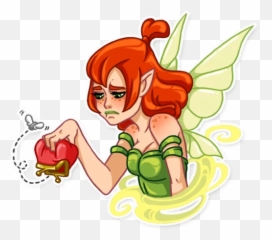 Green Fairy Telegram Stickers Emoji,Fiary Emoji