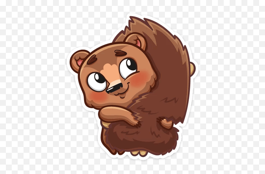 Brownie Love Stickers By Hira Akram Emoji,Grizzly Bear Emoji Discord