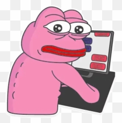 Pink Pepe 2 Sticker Pack - Stickers Cloud Emoji,Pepe Why Emoji