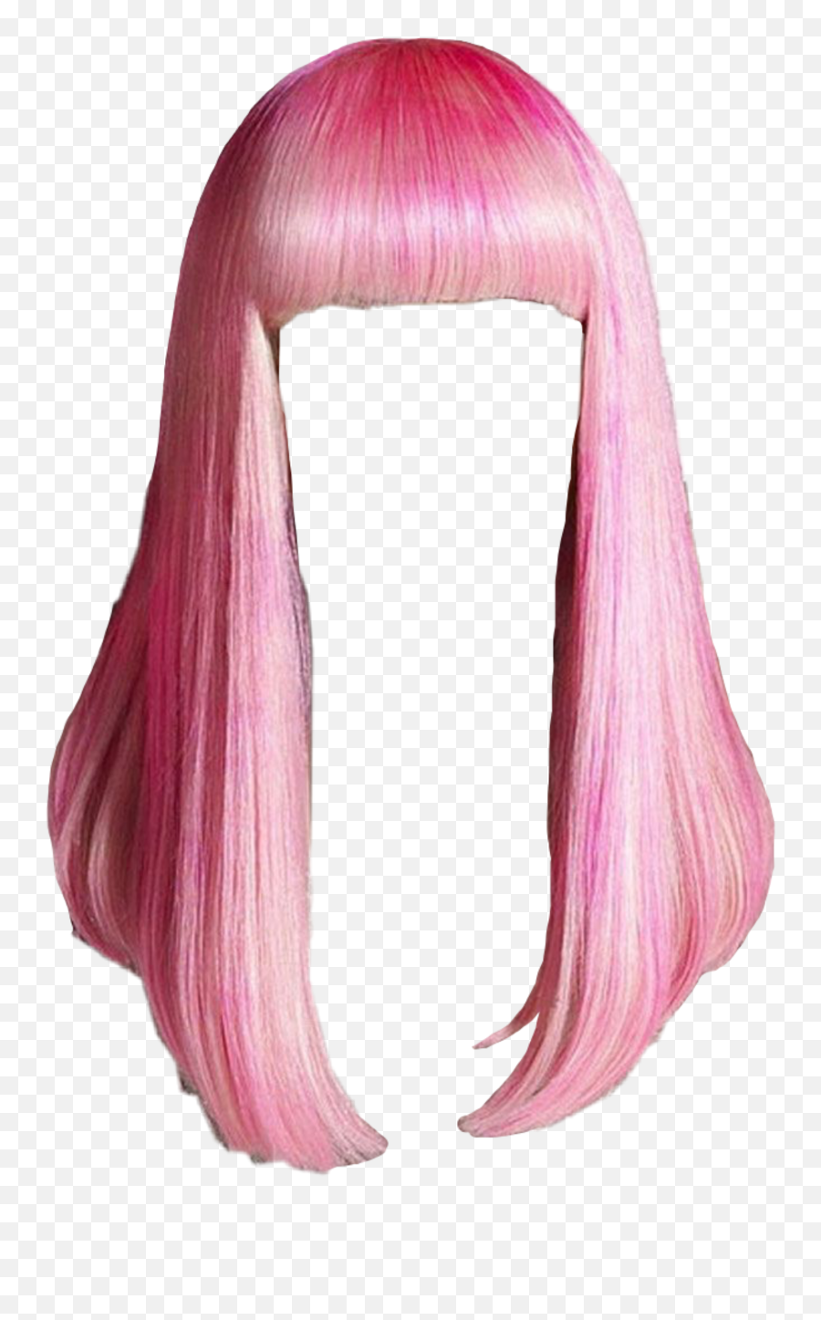 The Most Edited Mouth Picsart - Nicki Minaj Pink Wig Picsart Emoji,Mouthless Emoji
