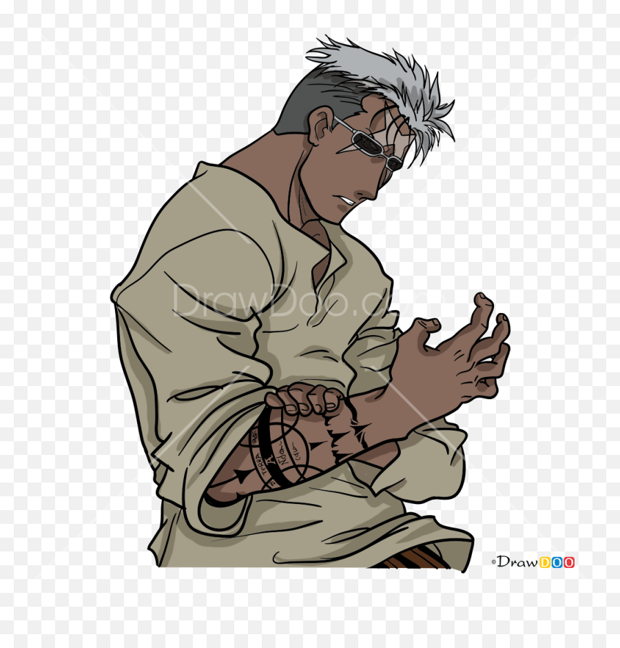 How To Draw Scar Fullmetal Alchemist - Scar Fullmetal Alchemist Emoji,Fist Club Emoji