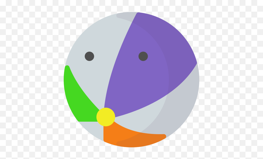 Beach Ball Emoji Emoticon Free Icon - Emoji Pelota De Playa,Ball Emoji