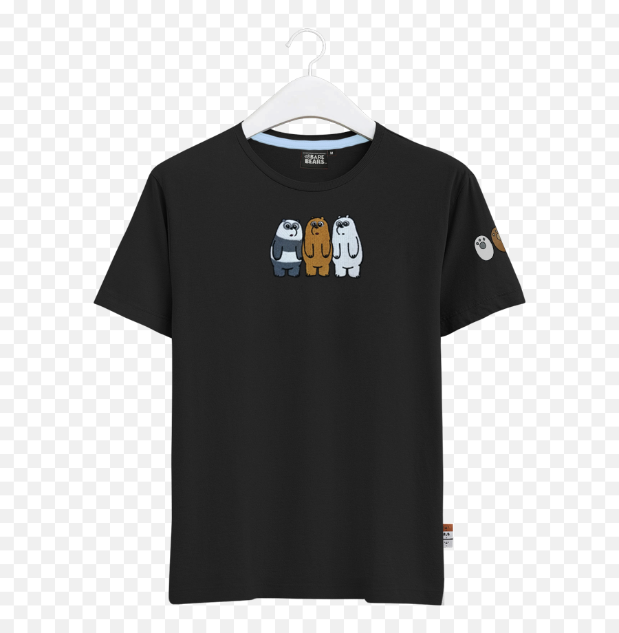 We Bare Bears Kids Graphic T - Short Sleeve Emoji,Disney Emoji Fabric