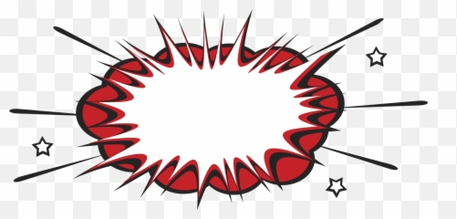 Download Hd Speech Balloon Comics Cloud - Cartoon Explosion Cloud Png Emoji,Speech Balloon Emoji