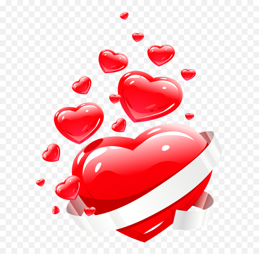 Love Heart Illustration - Hearts Going Up Emoji,Twin Heart Emoji