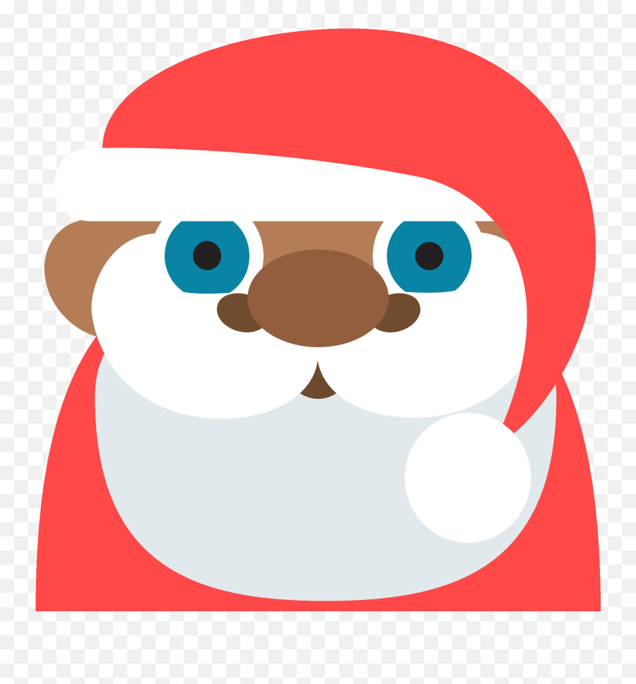 Santa Claus Emoji Clipart Free Download Transparent Png - Santa Claus,Emojis Navide?os