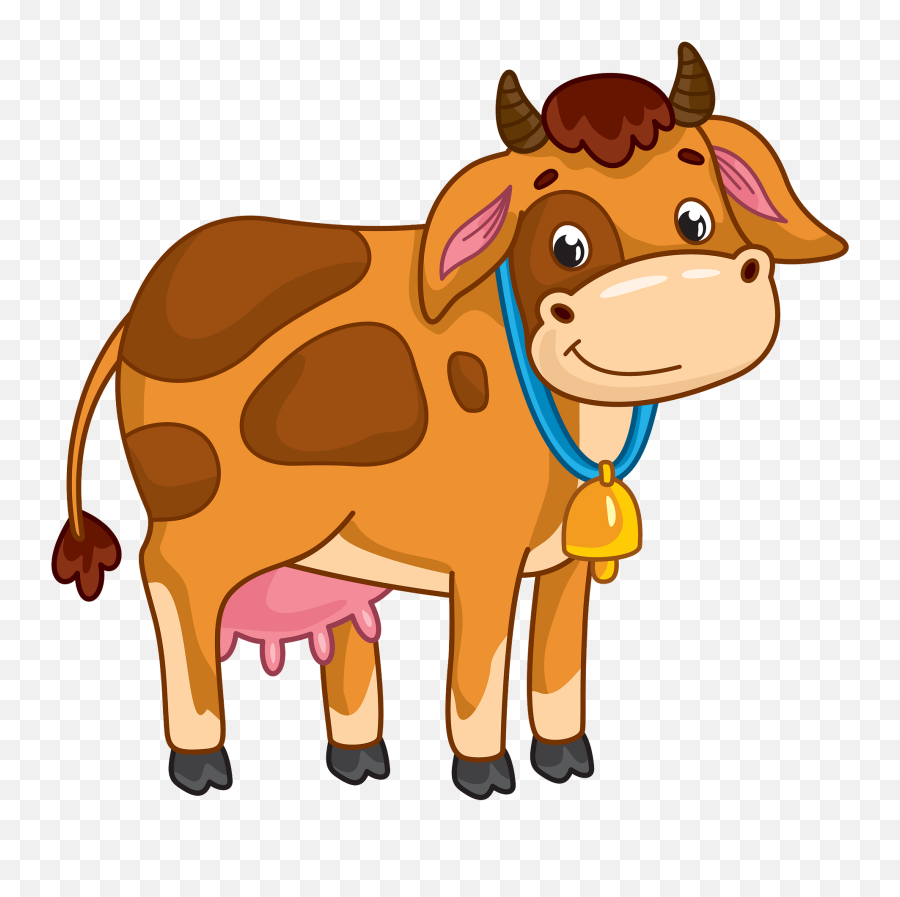 Cow With Bell Clipart - Cow With Bell Clipart Emoji,Emoji 37 Bell