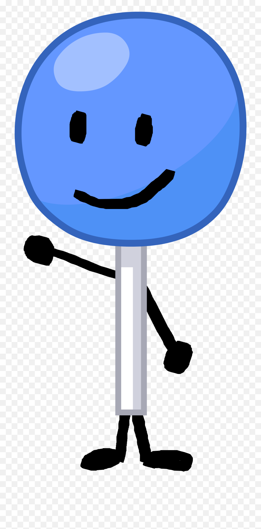 Lollipop Bfdi Object Shows Community Fandom - Blue Lollipop Emoji,K Shine Emoticon