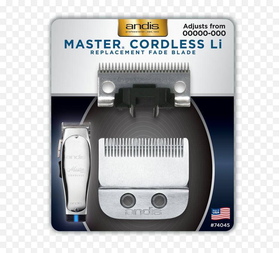 Master Cordless Li Replacement Fade Blade Carbon Steel - Andis Cordless Master Blade Emoji,Blade & Soul Emojis