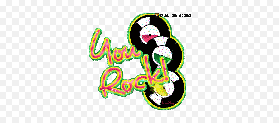 You Rock Comments For Your Page - Clip Art Emoji,Military Hug Emoticon Gif
