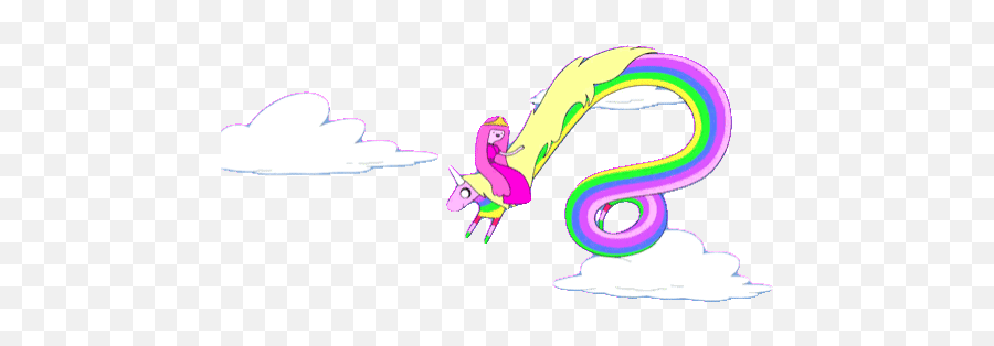 Top Pig Unicorn Rainbow Rocket Fart - Cute Adventure Time Lady Rainicorn Emoji,Farting Unicorn Emoticon