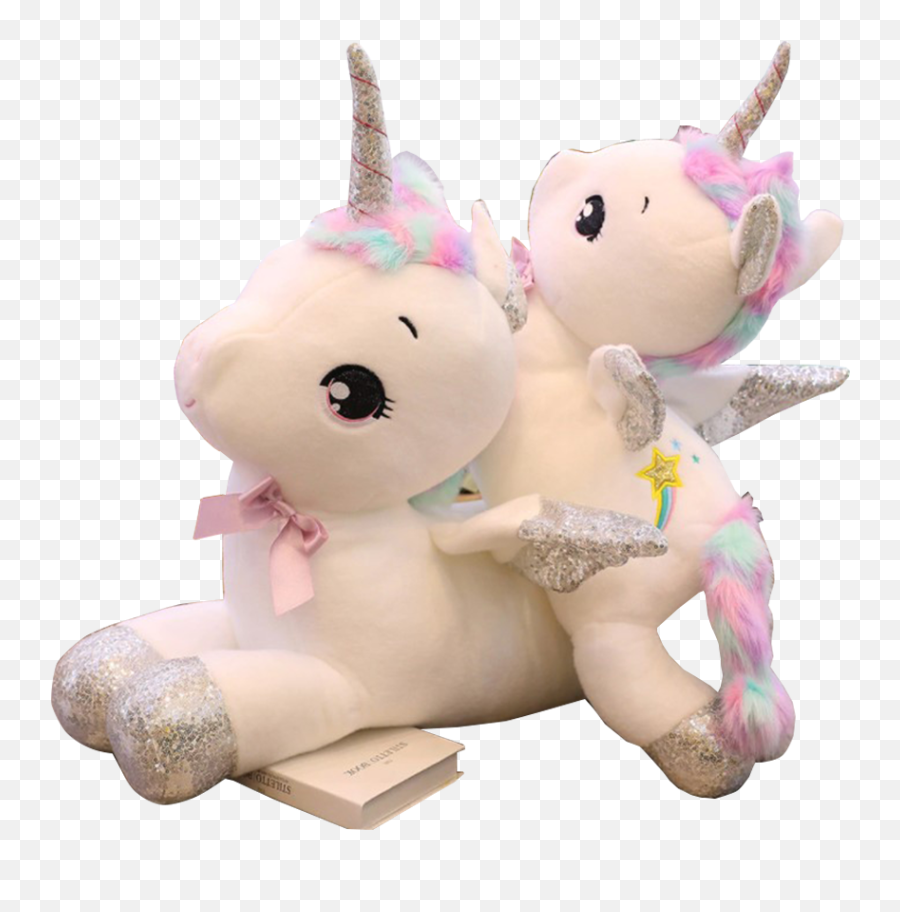 Cotton Rainbow Unicorn Stuffed Toy Doll - Giant Unicorn Soft Toy Emoji,Emotions Plush Bunny