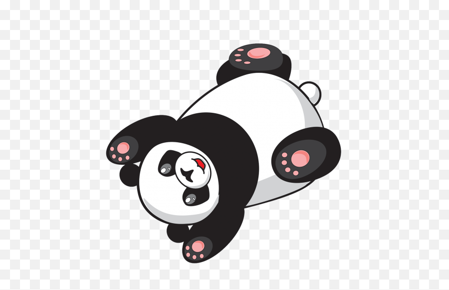 Panda Cartoon Cute Animal Public Domain - Cartoon Gif Png Panda Emoji,Red Panda Emoji