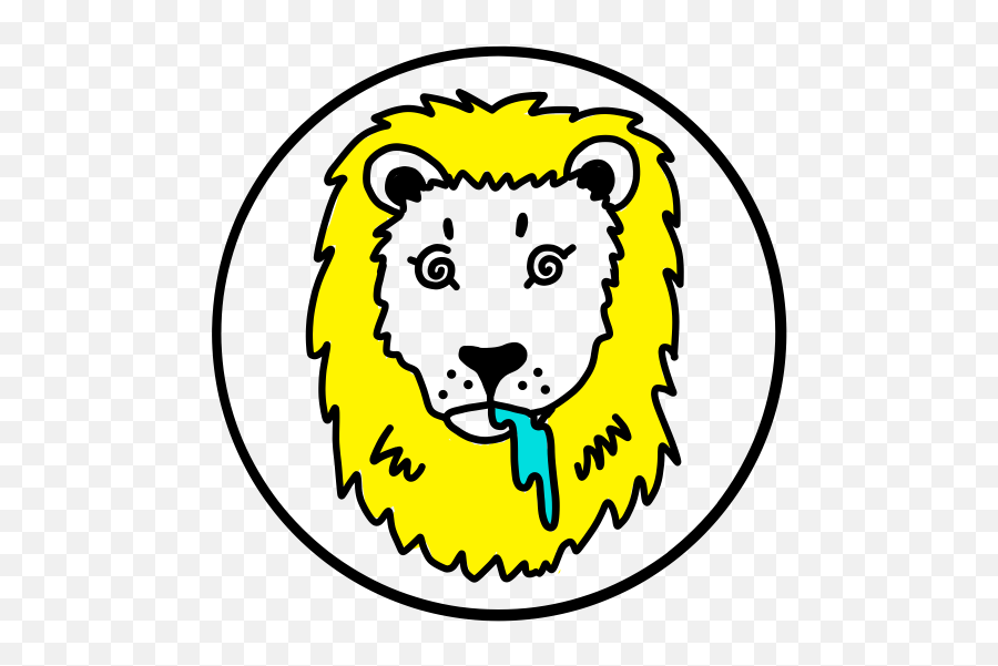 March - Dot Emoji,Lion Love Emotions Horoscope