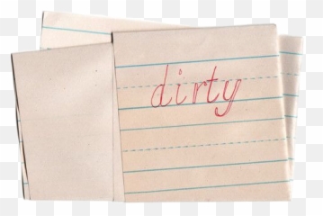 Dirty Note Paper Filler Aesthetic - Horizontal Emoji,Dirty Emoji Art
