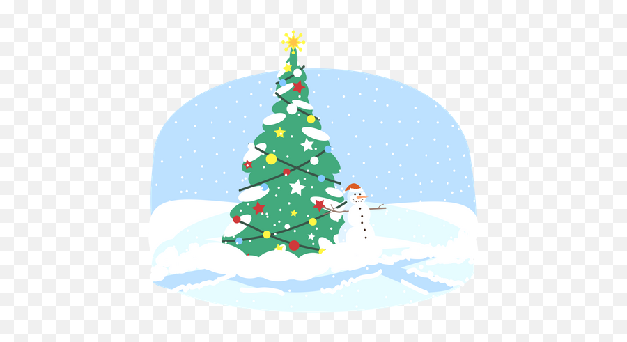 Christmas Tree Illustrations Images - Outdoor Christmas Tree Clip Art Emoji,Rockin' Around The Christmas Tree Emoticon