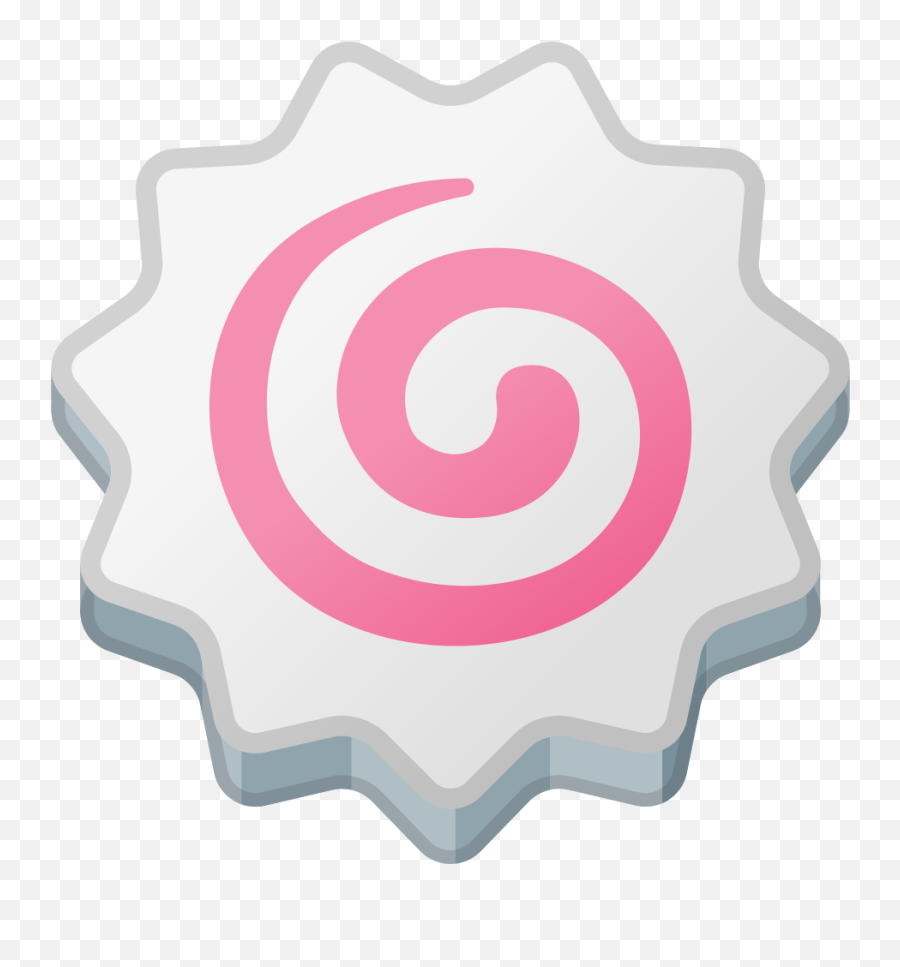 Fish Cake With Swirl Emoji - Spiral,Fish Cake Emoji
