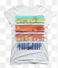 Giraffe Womenu0027s T - Shirts Design By Humans Woman Graphic Shirt Design Emoji,Buy Women Hippie Emoji Shirt