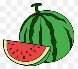 How To Draw A Watermelon - Really Easy Drawing Tutorial Drawing Cute Easy Watermelon Emoji,Emojis Watermelon Drawings